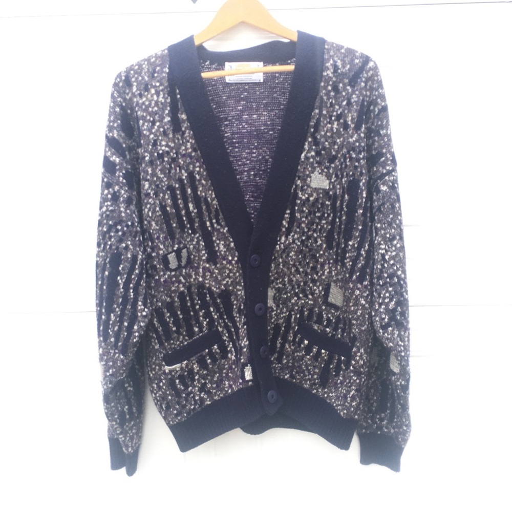 Vintage London Fog cardigan with pockets